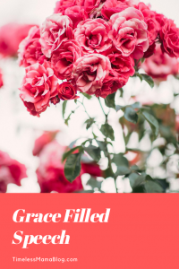 Grace Filled Speech