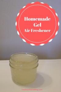 Homemade Gel Air Freshener