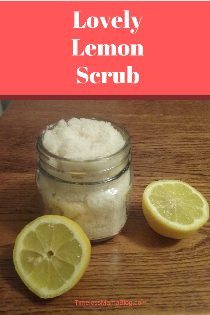Lemon Scrub in Jar
