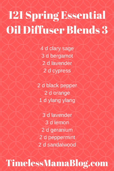 Spring Inspired Essential Oil Blends