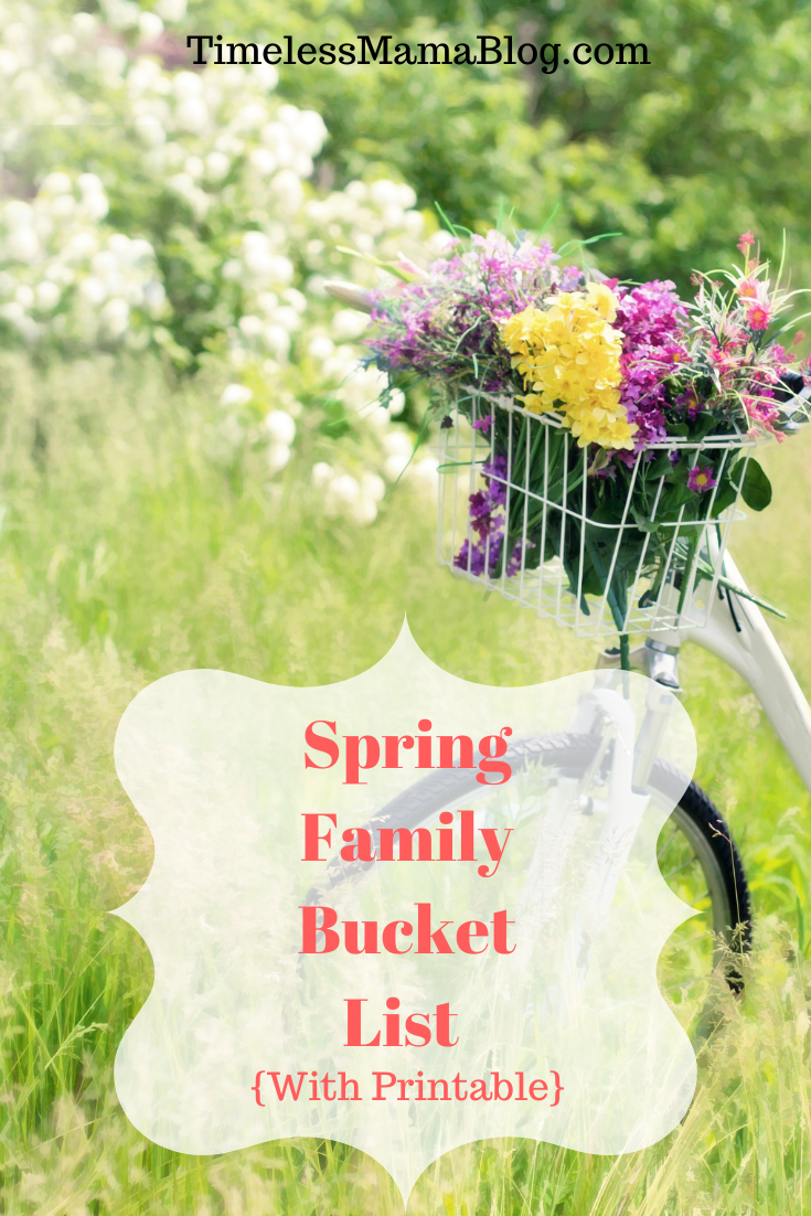 Spring Family Bucket List