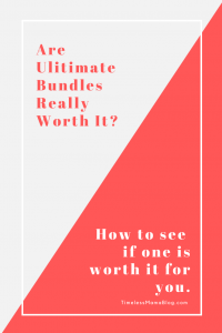 How to tell if an Ultimate Bundle is Worth it