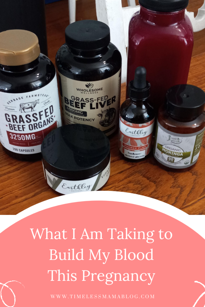 Blood building supplements that I take to avoid anemia during pregnancy